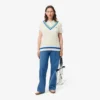 Damen-Jeans mit weitem Bein Damen-Jeans mit weitem Bein