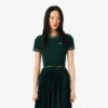 Damen-Jersey-T-Shirt mit Kontrastbesatz Damen-Jersey-T-Shirt mit Kontrastbesatz