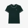 Damen-Jersey-T-Shirt mit Kontrastbesatz Damen-Jersey-T-Shirt mit Kontrastbesatz