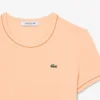 Damen-Jersey-T-Shirt mit Kontrastbesatz Damen-Jersey-T-Shirt mit Kontrastbesatz
