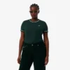 Damen-Jersey-T-Shirt mit Kontrastbesatz Damen-Jersey-T-Shirt mit Kontrastbesatz