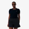 Damen-Jersey-T-Shirt mit Kontrastbesatz Damen-Jersey-T-Shirt mit Kontrastbesatz
