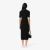 Damen-Kleid mit schmaler Passform, Diamanta-Krokodil-Logo und Polokragen Damen-Kleid mit schmaler Passform, Diamanta-Krokodil-Logo und Polokragen