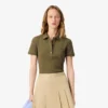 Damen L.12.D Slim Fit Stretch Mini Piqua Poloshirt Damen L.12.D Slim Fit Stretch Mini Piqua Poloshirt