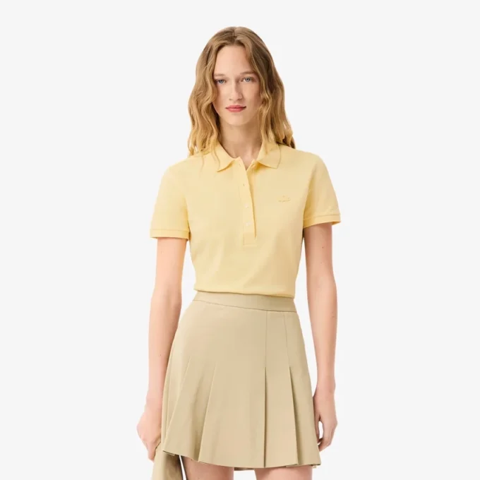 Damen L.12.D Slim Fit Stretch Mini Piqua Poloshirt Damen L.12.D Slim Fit Stretch Mini Piqua Poloshirt