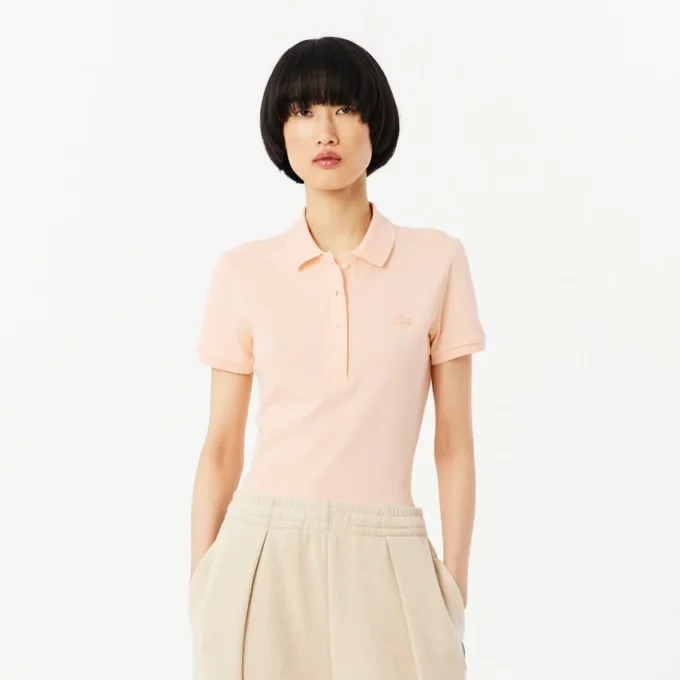 Damen L.12.D Slim Fit Stretch Mini Piqua Poloshirt Damen L.12.D Slim Fit Stretch Mini Piqua Poloshirt