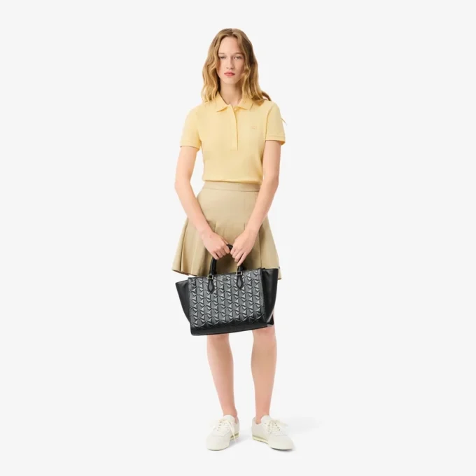 Damen L.12.D Slim Fit Stretch Mini Piqua Poloshirt Damen L.12.D Slim Fit Stretch Mini Piqua Poloshirt