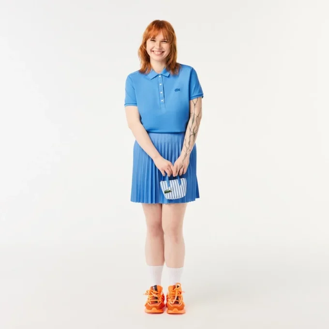 Damen L.12.D Slim Fit Stretch Mini Piqua Poloshirt Damen L.12.D Slim Fit Stretch Mini Piqua Poloshirt