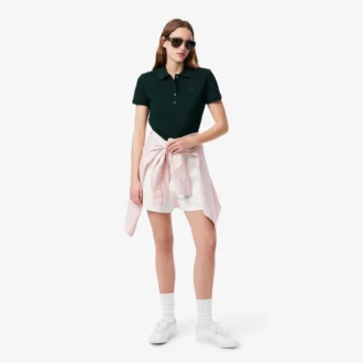 Damen L.12.D Slim Fit Stretch Mini Piqua Poloshirt