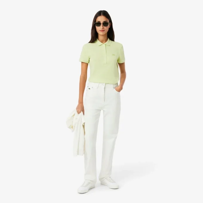 Damen L.12.D Slim Fit Stretch Mini Piqua Poloshirt Damen L.12.D Slim Fit Stretch Mini Piqua Poloshirt