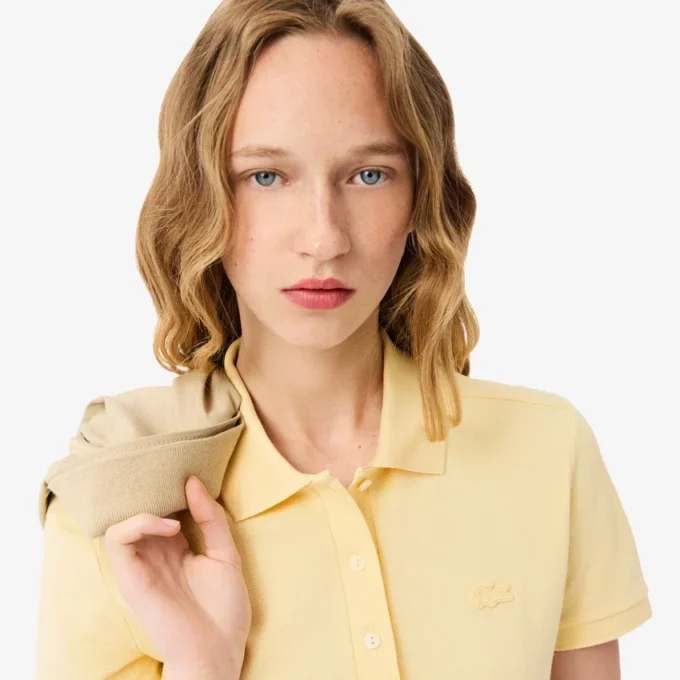 Damen L.12.D Slim Fit Stretch Mini Piqua Poloshirt Damen L.12.D Slim Fit Stretch Mini Piqua Poloshirt