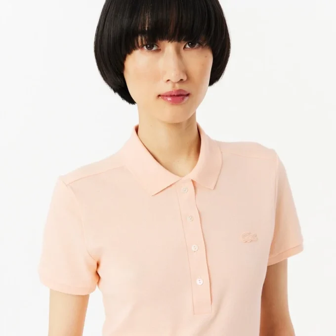 Damen L.12.D Slim Fit Stretch Mini Piqua Poloshirt Damen L.12.D Slim Fit Stretch Mini Piqua Poloshirt