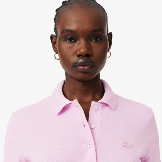 Damen L.12.D Slim Fit Stretch Mini Piqua Poloshirt Damen L.12.D Slim Fit Stretch Mini Piqua Poloshirt