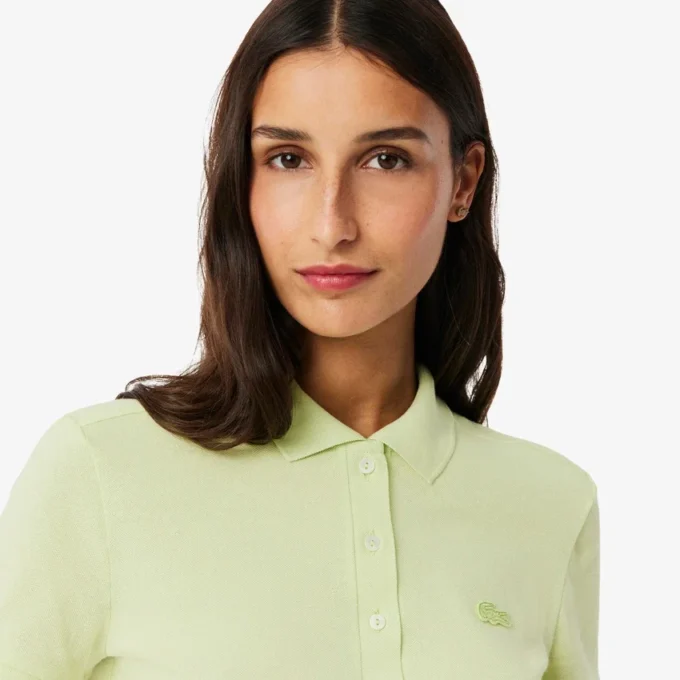 Damen L.12.D Slim Fit Stretch Mini Piqua Poloshirt Damen L.12.D Slim Fit Stretch Mini Piqua Poloshirt