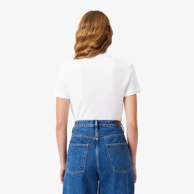 Damen L.12.D Slim Fit Stretch Mini Piqua Poloshirt Damen L.12.D Slim Fit Stretch Mini Piqua Poloshirt