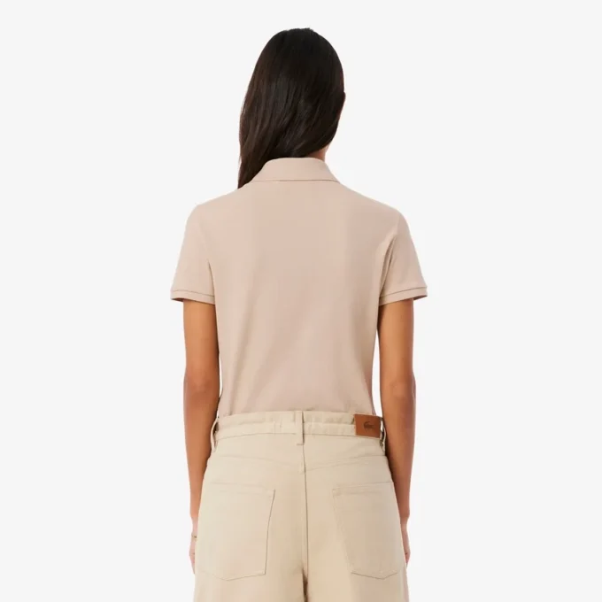Damen L.12.D Slim Fit Stretch Mini Piqua Poloshirt Damen L.12.D Slim Fit Stretch Mini Piqua Poloshirt