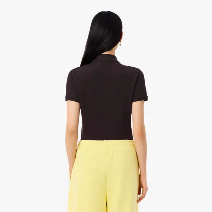 Damen L.12.D Slim Fit Stretch Mini Piqua Poloshirt Damen L.12.D Slim Fit Stretch Mini Piqua Poloshirt