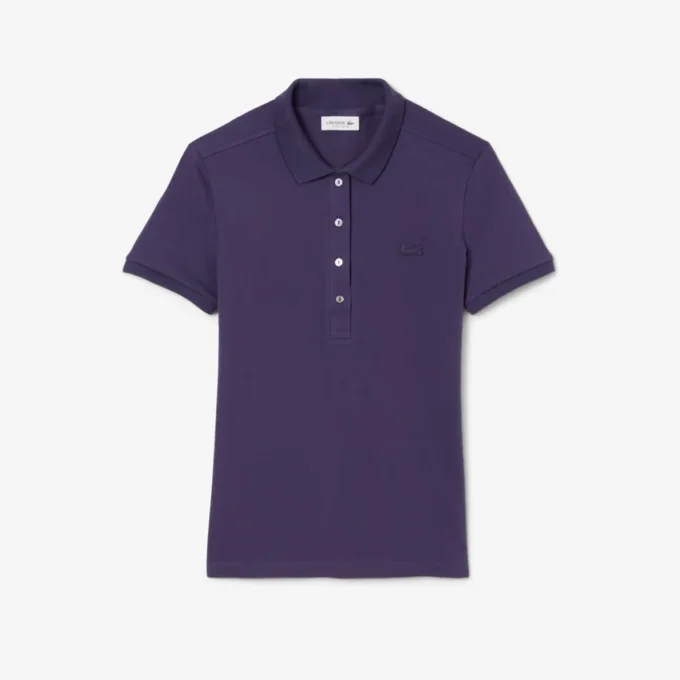 Damen L.12.D Slim Fit Stretch Mini Piqua Poloshirt Damen L.12.D Slim Fit Stretch Mini Piqua Poloshirt