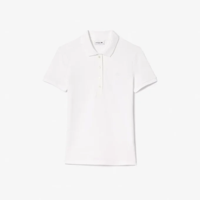 Damen L.12.D Slim Fit Stretch Mini Piqua Poloshirt Damen L.12.D Slim Fit Stretch Mini Piqua Poloshirt
