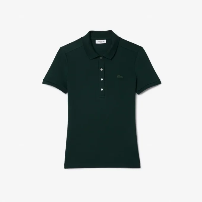 Damen L.12.D Slim Fit Stretch Mini Piqua Poloshirt Damen L.12.D Slim Fit Stretch Mini Piqua Poloshirt