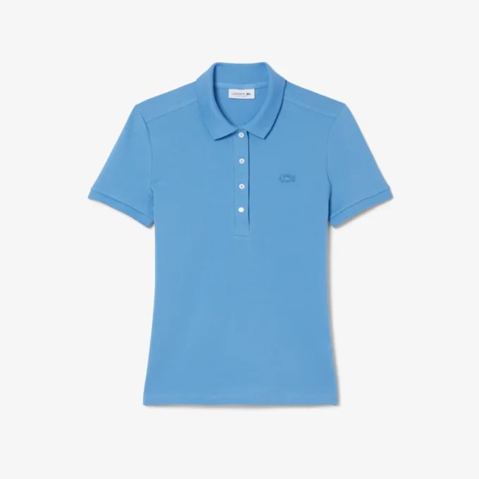 Damen L.12.D Slim Fit Stretch Mini Piqua Poloshirt Damen L.12.D Slim Fit Stretch Mini Piqua Poloshirt