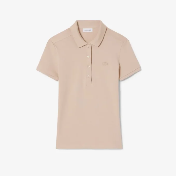 Damen L.12.D Slim Fit Stretch Mini Piqua Poloshirt Damen L.12.D Slim Fit Stretch Mini Piqua Poloshirt