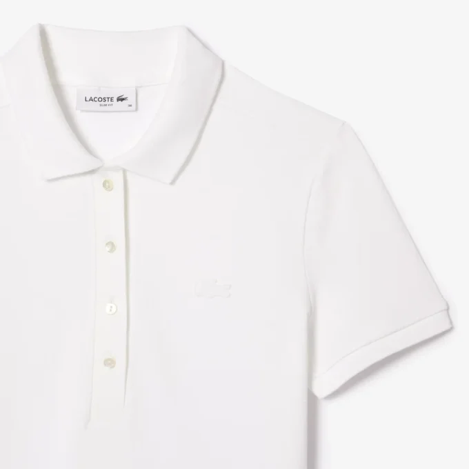 Damen L.12.D Slim Fit Stretch Mini Piqua Poloshirt Damen L.12.D Slim Fit Stretch Mini Piqua Poloshirt