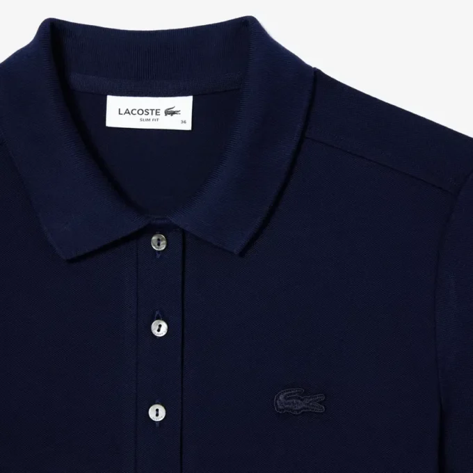 Damen L.12.D Slim Fit Stretch Mini Piqua Poloshirt Damen L.12.D Slim Fit Stretch Mini Piqua Poloshirt