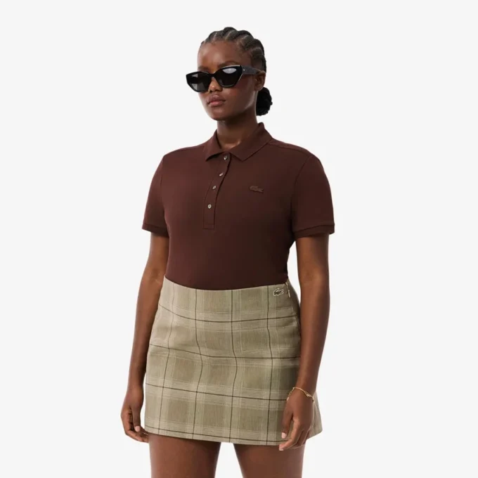 Damen L.12.D Slim Fit Stretch Mini Piqua Poloshirt Damen L.12.D Slim Fit Stretch Mini Piqua Poloshirt