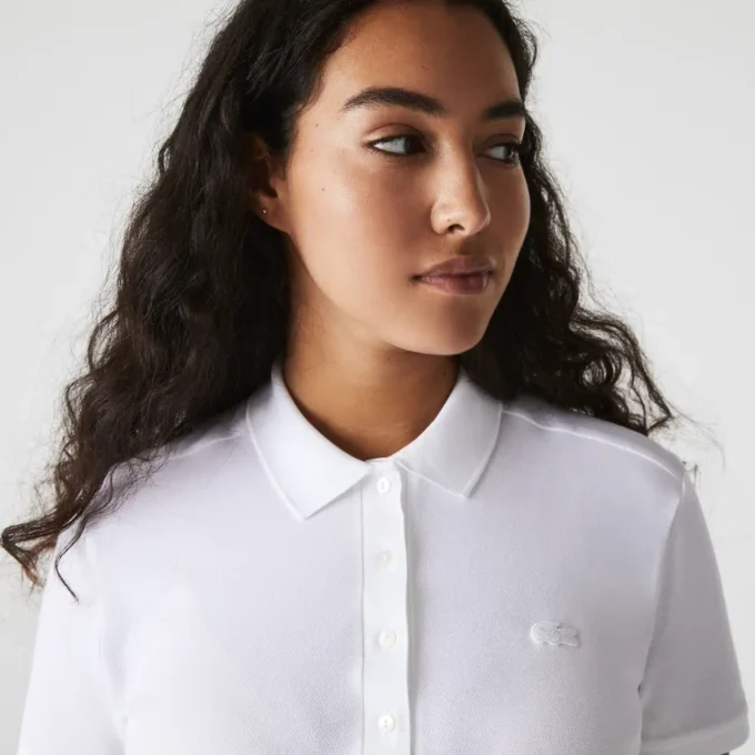 Damen L.12.D Slim Fit Stretch Mini Piqua Poloshirt Damen L.12.D Slim Fit Stretch Mini Piqua Poloshirt