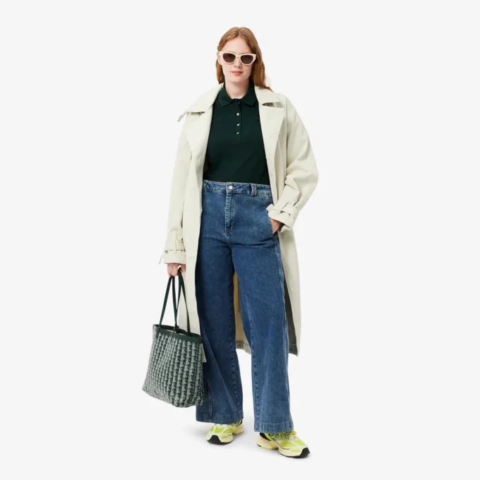 Damen L.12.D Slim Fit Stretch Mini Piqua Poloshirt Damen L.12.D Slim Fit Stretch Mini Piqua Poloshirt