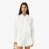 Damen-Piqué-Hoodie mit Reißverschluss Damen-Piqué-Hoodie mit Reißverschluss