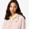 Damen-Piqué-Hoodie mit Reißverschluss Damen-Piqué-Hoodie mit Reißverschluss