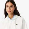 Damen-Piqué-Hoodie mit Reißverschluss Damen-Piqué-Hoodie mit Reißverschluss