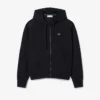 Damen-Piqué-Hoodie mit Reißverschluss Damen-Piqué-Hoodie mit Reißverschluss