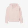 Damen-Piqué-Hoodie mit Reißverschluss Damen-Piqué-Hoodie mit Reißverschluss