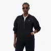 Damen-Piqué-Hoodie mit Reißverschluss Damen-Piqué-Hoodie mit Reißverschluss