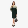 Damen-Piqué-Kleid in Slim Fit, hergestellt in Frankreich Damen-Piqué-Kleid in Slim Fit, hergestellt in Frankreich