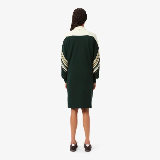 Damen-Piqué-Kleid in Slim Fit, hergestellt in Frankreich Damen-Piqué-Kleid in Slim Fit, hergestellt in Frankreich