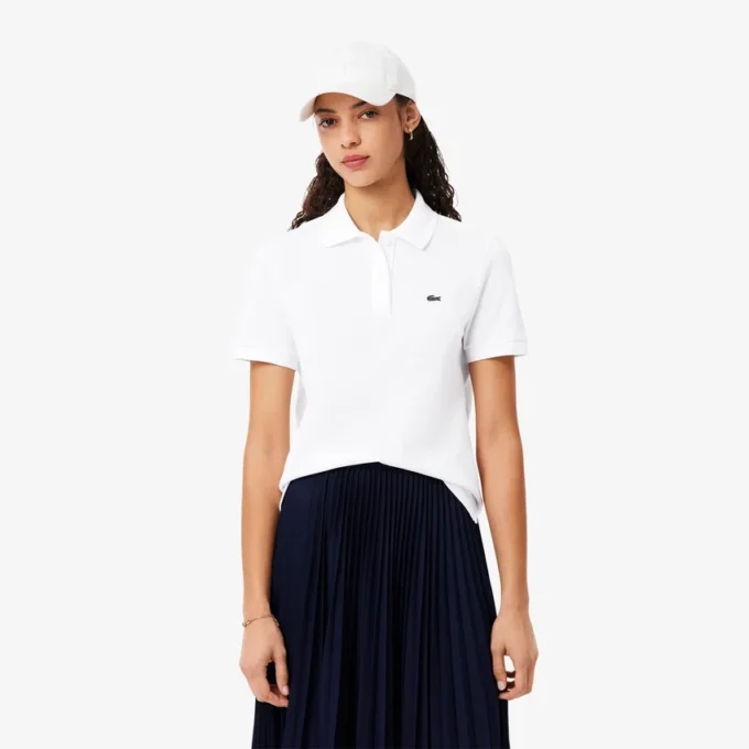 Damen-Poloshirt in Regular Fit aus geschmeidigem Petit Piqué Damen-Poloshirt in Regular Fit aus geschmeidigem Petit Piqué