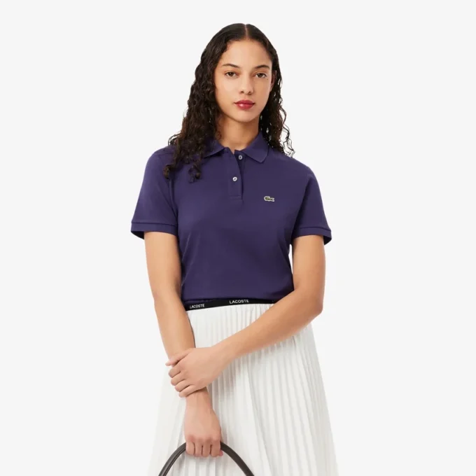 Damen-Poloshirt in Regular Fit aus geschmeidigem Petit Piqué Damen-Poloshirt in Regular Fit aus geschmeidigem Petit Piqué