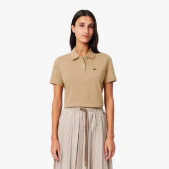Damen-Poloshirt in Regular Fit aus geschmeidigem Petit Piqué