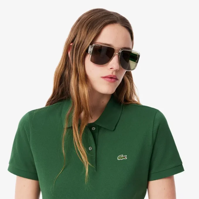 Damen-Poloshirt in Regular Fit aus geschmeidigem Petit Piqué Damen-Poloshirt in Regular Fit aus geschmeidigem Petit Piqué