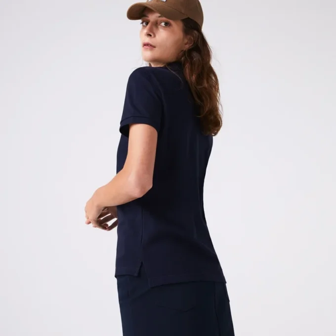 Damen-Poloshirt in Regular Fit aus geschmeidigem Petit Piqué Damen-Poloshirt in Regular Fit aus geschmeidigem Petit Piqué