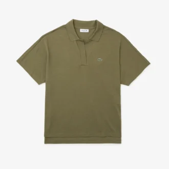 Damen-Poloshirt in Relaxed Fit aus Piqué