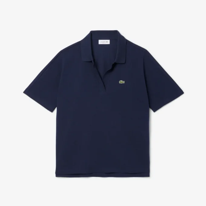 Damen-Poloshirt in Relaxed Fit aus Piqué Damen-Poloshirt in Relaxed Fit aus Piqué