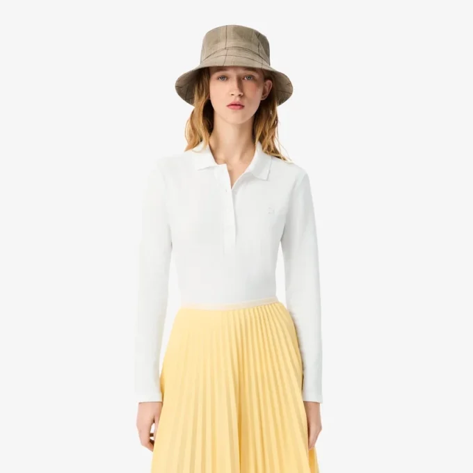 Damen-Poloshirt L.12.12 Slim Fit Stretch Mini Piqua Damen-Poloshirt L.12.12 Slim Fit Stretch Mini Piqua