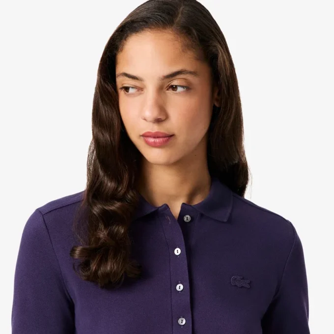 Damen-Poloshirt L.12.12 Slim Fit Stretch Mini Piqua Damen-Poloshirt L.12.12 Slim Fit Stretch Mini Piqua