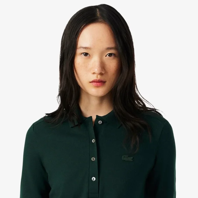 Damen-Poloshirt L.12.12 Slim Fit Stretch Mini Piqua Damen-Poloshirt L.12.12 Slim Fit Stretch Mini Piqua