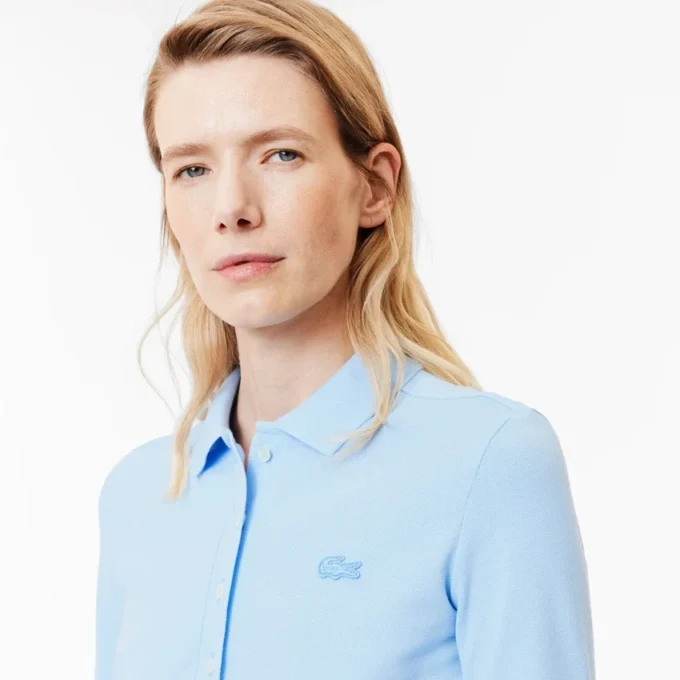 Damen-Poloshirt L.12.12 Slim Fit Stretch Mini Piqua Damen-Poloshirt L.12.12 Slim Fit Stretch Mini Piqua